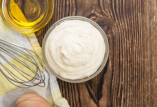 Frische hausgemachte Mayonnaise — Stockfoto