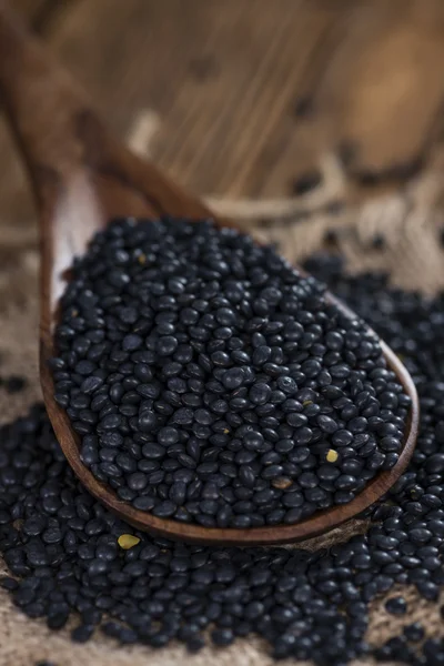 Black Lentils — Stock Photo, Image