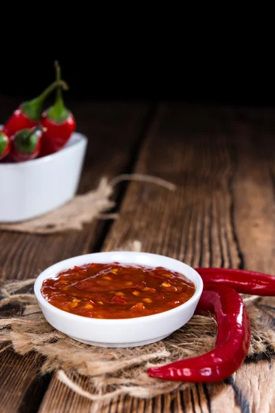 Hausgemachter Sambal Oelek — Stockfoto