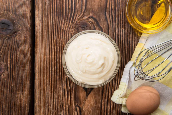 Frische hausgemachte Mayonnaise — Stockfoto