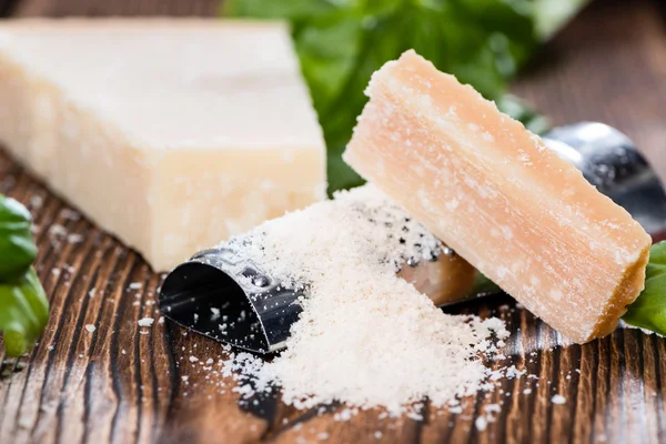 Heap of grated Parmesan — Stock Photo, Image