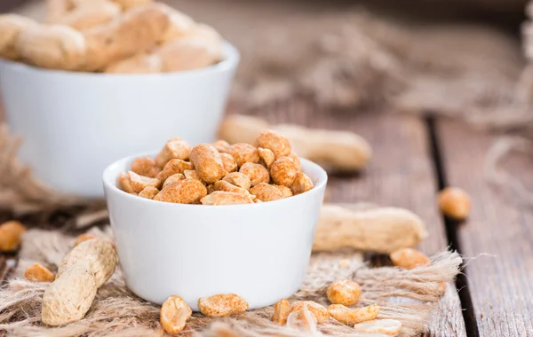 Erdnüsse (geröstet und gesalzen)) — Stockfoto