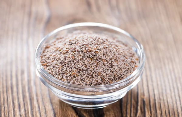 Psyllium Seeds in a bowl — Stock Photo, Image