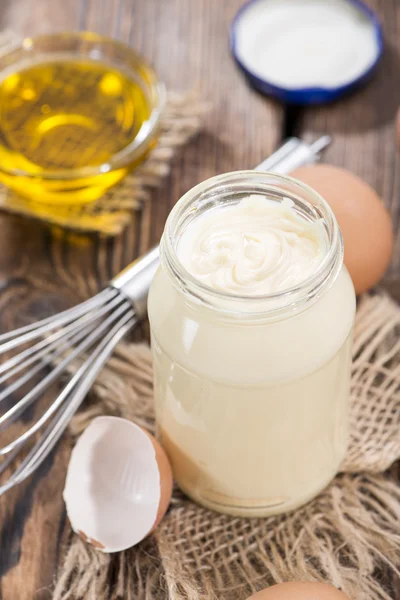 Fresh homemade Mayonnaise — Stock Photo, Image