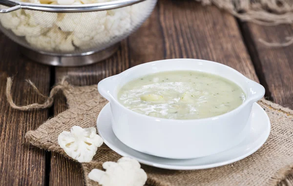 Cauliflower Soup in a bowl — Stock Photo, Image