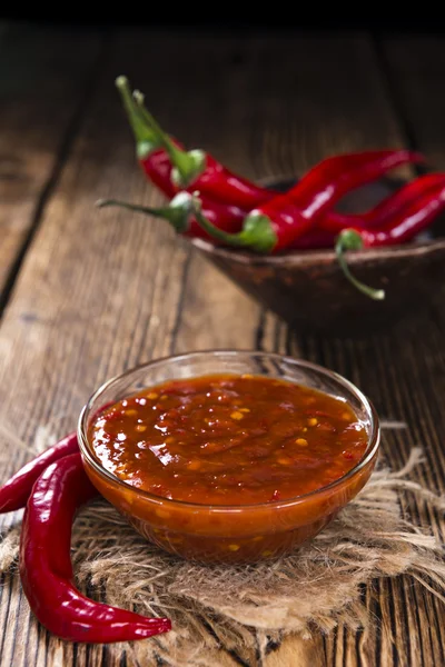 Salsa de chile fresca —  Fotos de Stock