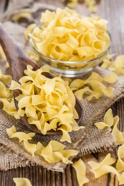 Portion of raw Tagliatelle — Stock Photo, Image