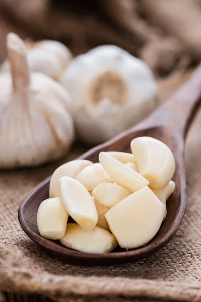 Rustic style Garlic — Stock Photo, Image