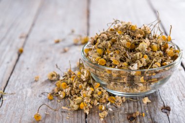 Heap of dried Camomile clipart