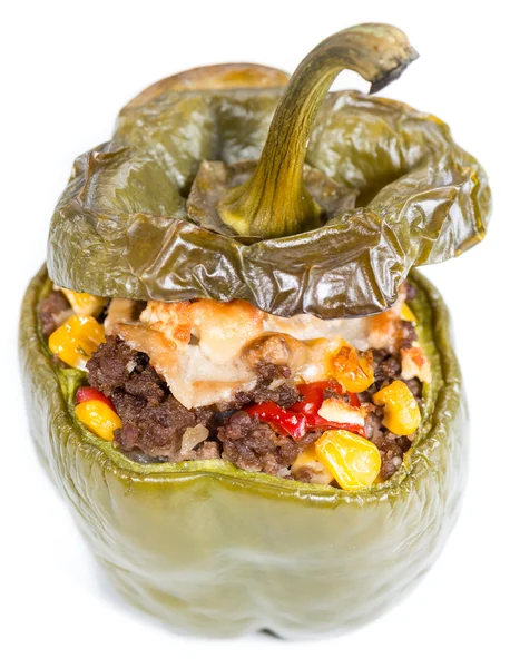 Stuffed Peppers on white — Stock Photo, Image