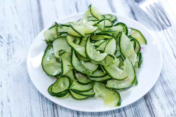 Porção de salada de pepino — Fotografia de Stock