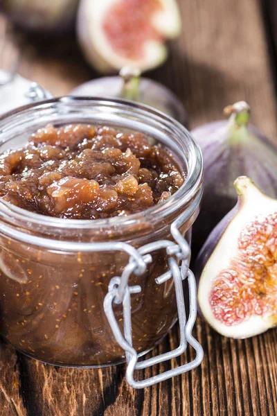 Hausgemachte Feigenmarmelade — Stockfoto