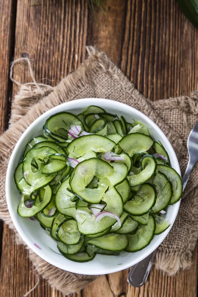 Salada de pepino feita de fresco — Fotografia de Stock