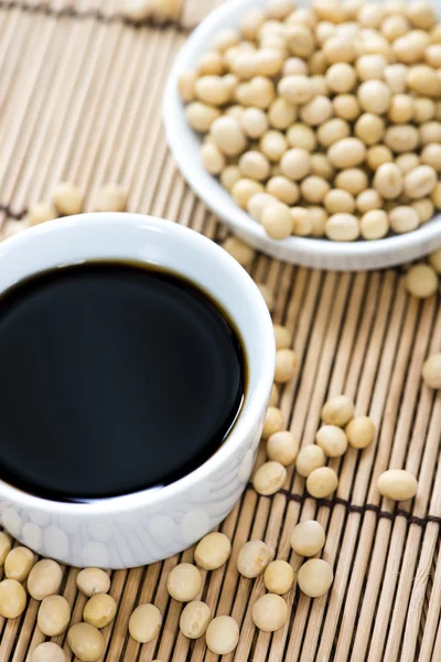 Soy Sauce in a bowl Royalty Free Stock Photos