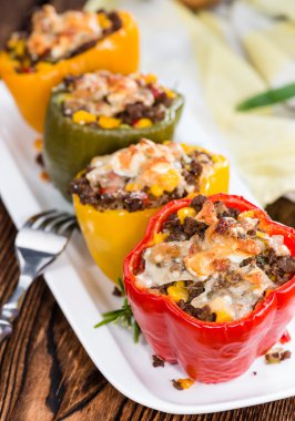 Delicious Stuffed Peppers clipart