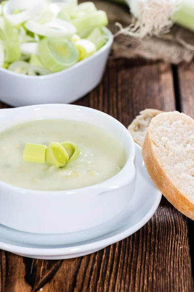 Portion of Leek Soup — Stock Photo, Image