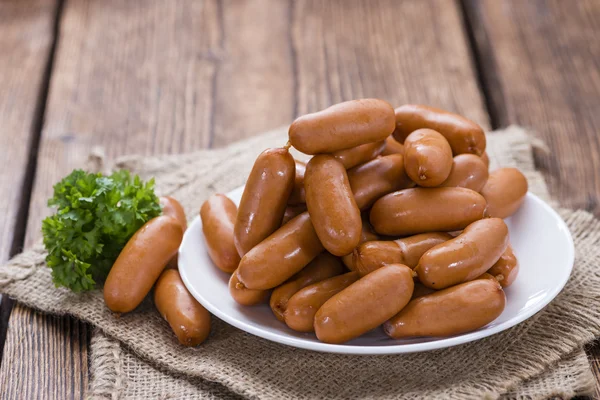 Party Food - Mini Sausages — Stock Photo, Image