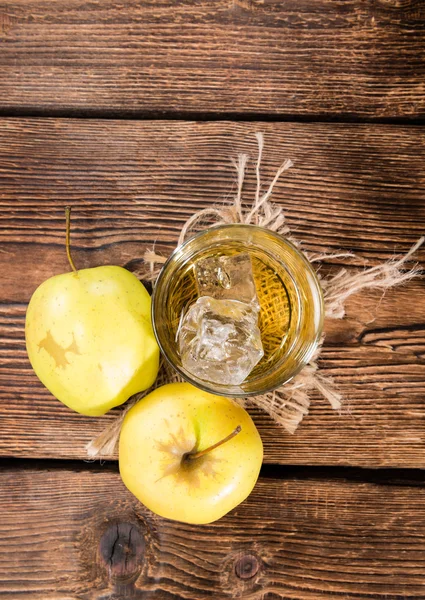 Apple Liqueur in a glass — Stock Photo, Image