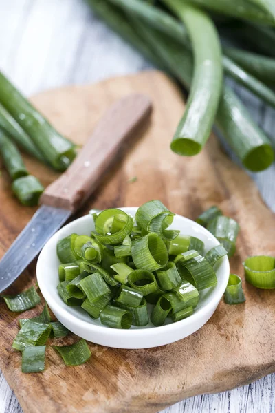 Fresh Scallions — Stock Photo, Image