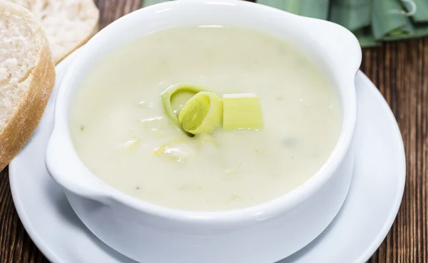 Supă de praz — Fotografie, imagine de stoc