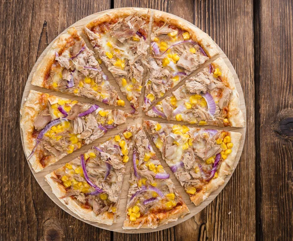 Tonijn pizza — Stockfoto