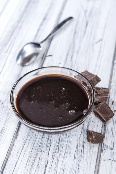 Dessert Sauce (Chocolate) — Stock Photo, Image