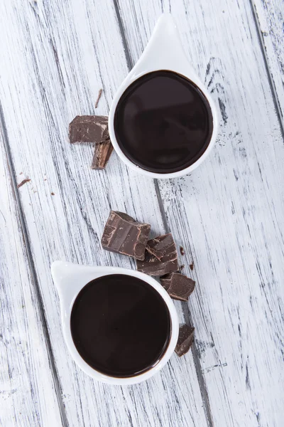 Salsa de chocolate negro — Foto de Stock