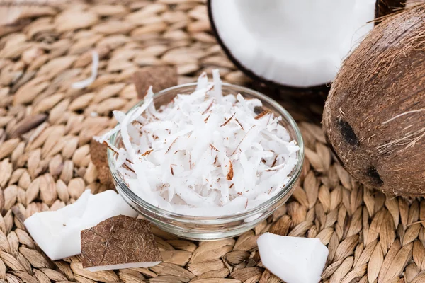 Noix de coco fraîche râpée — Photo