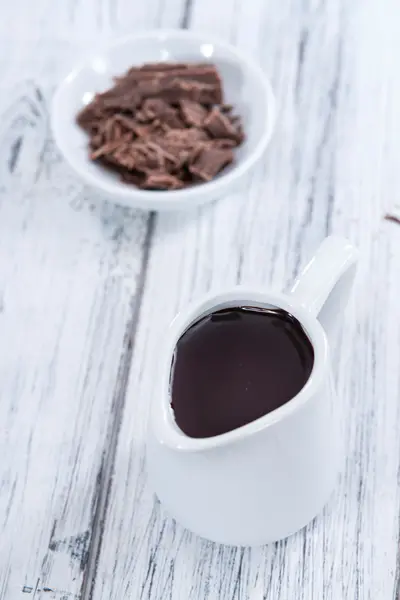 Salsa al cioccolato — Foto Stock