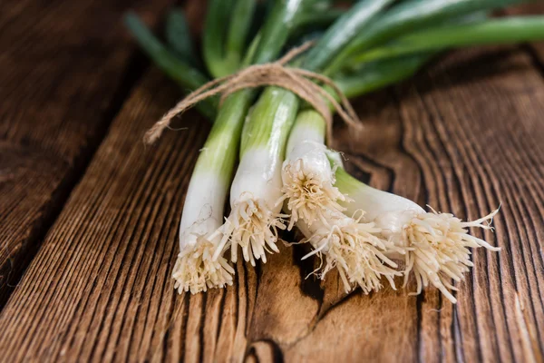 Fresh cutted Scallions — Stock Photo, Image