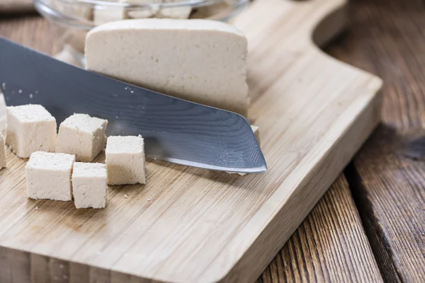 Doğranmış Tofu bölümünü — Stok fotoğraf