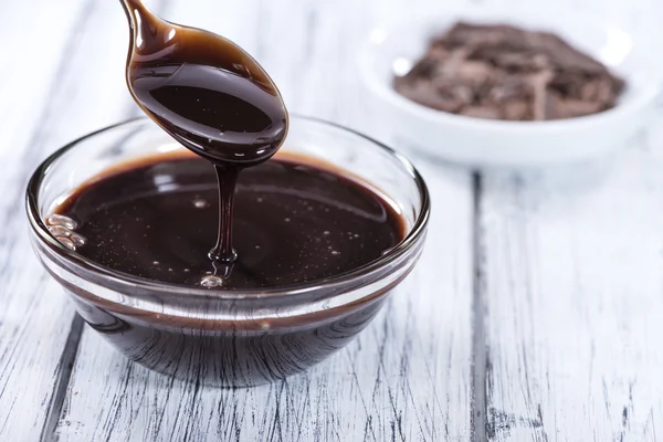 Dessert saus (chocolade) — Stockfoto