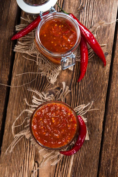 Salsa de chile (Sambal Oelek ) —  Fotos de Stock