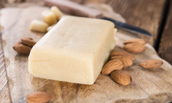 Marzipan with Almonds (close-up shot) — Stock Photo, Image