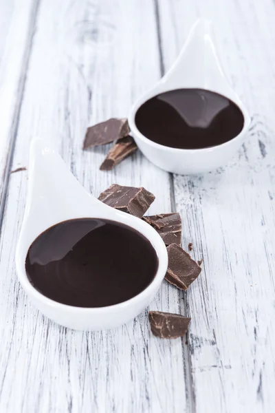 Salsa de chocolate negro —  Fotos de Stock