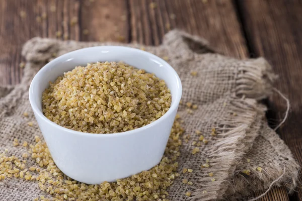 Portion of raw Bulgur — Stock Photo, Image