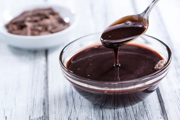 Dark Chocolate Sauce — Stock Photo, Image