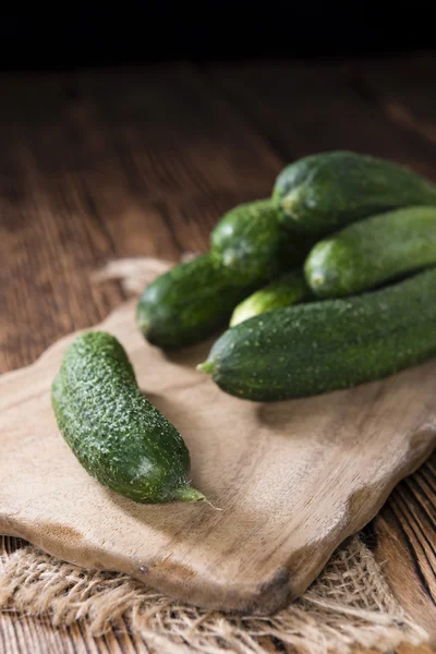 Piccoli Gherkins verdi — Foto Stock