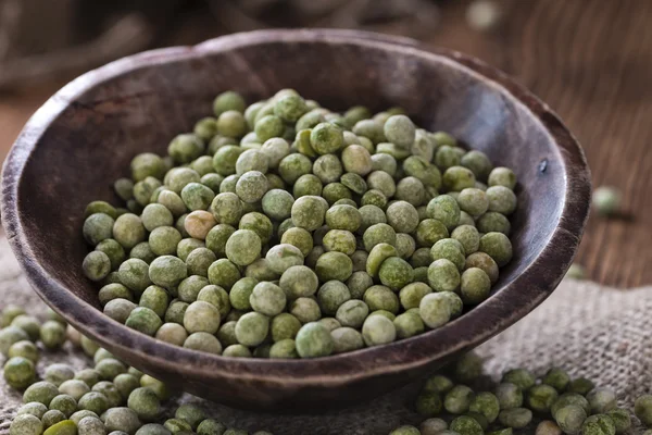 Dried green Peas — Stock Photo, Image