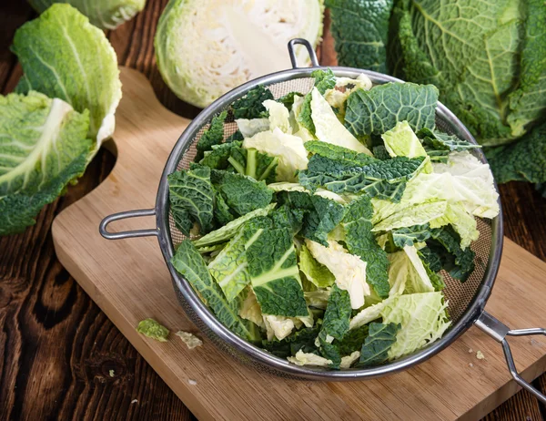 Fresh Savoy Cabbages — Stock Photo, Image