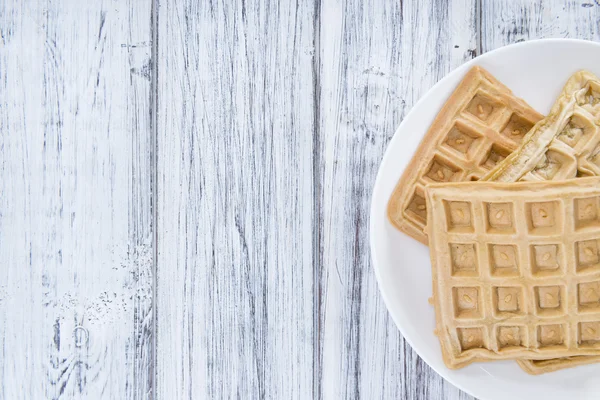 Vers gemaakte wafels — Stockfoto