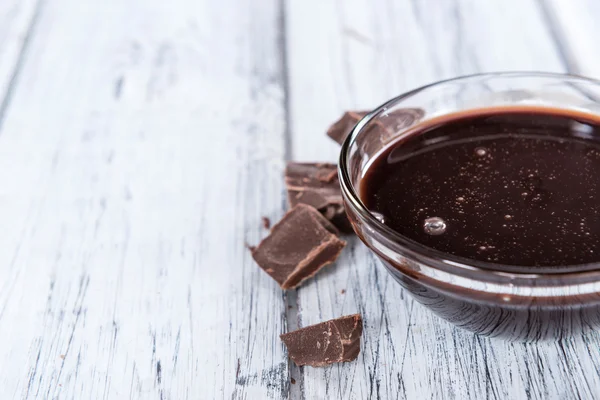 Chocolate Sauce in bowl — Stock Photo, Image