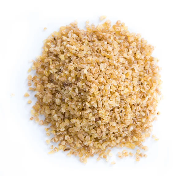 Raw Bulgur pile — Stock Photo, Image