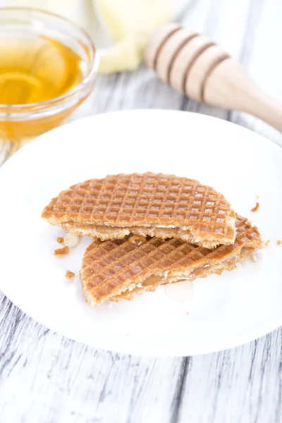 Homemade crispy Waffles — Stock Photo, Image