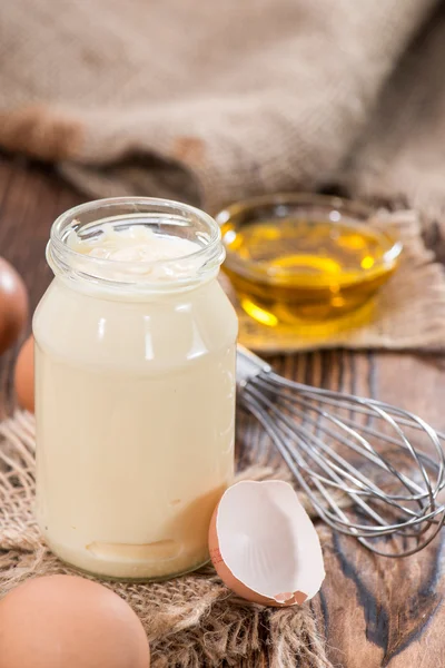 Homemade Portion of Mayonnaise — Stock Photo, Image