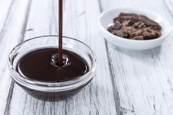 Dark Chocolate Sauce — Stock Photo, Image