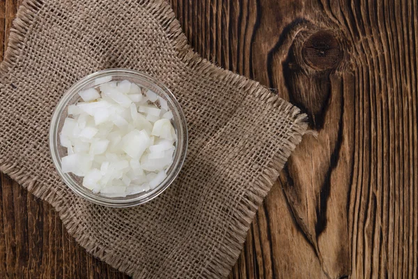Fresh sliced White onion — Stock Photo, Image