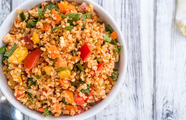 Ensalada Bulgur con verduras — Foto de Stock