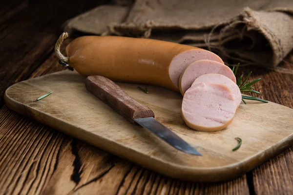 Sliced Sausage Baloney — Stock Photo, Image