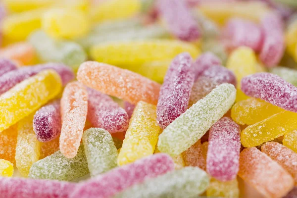 Gummi doces (doce e azedo ) — Fotografia de Stock